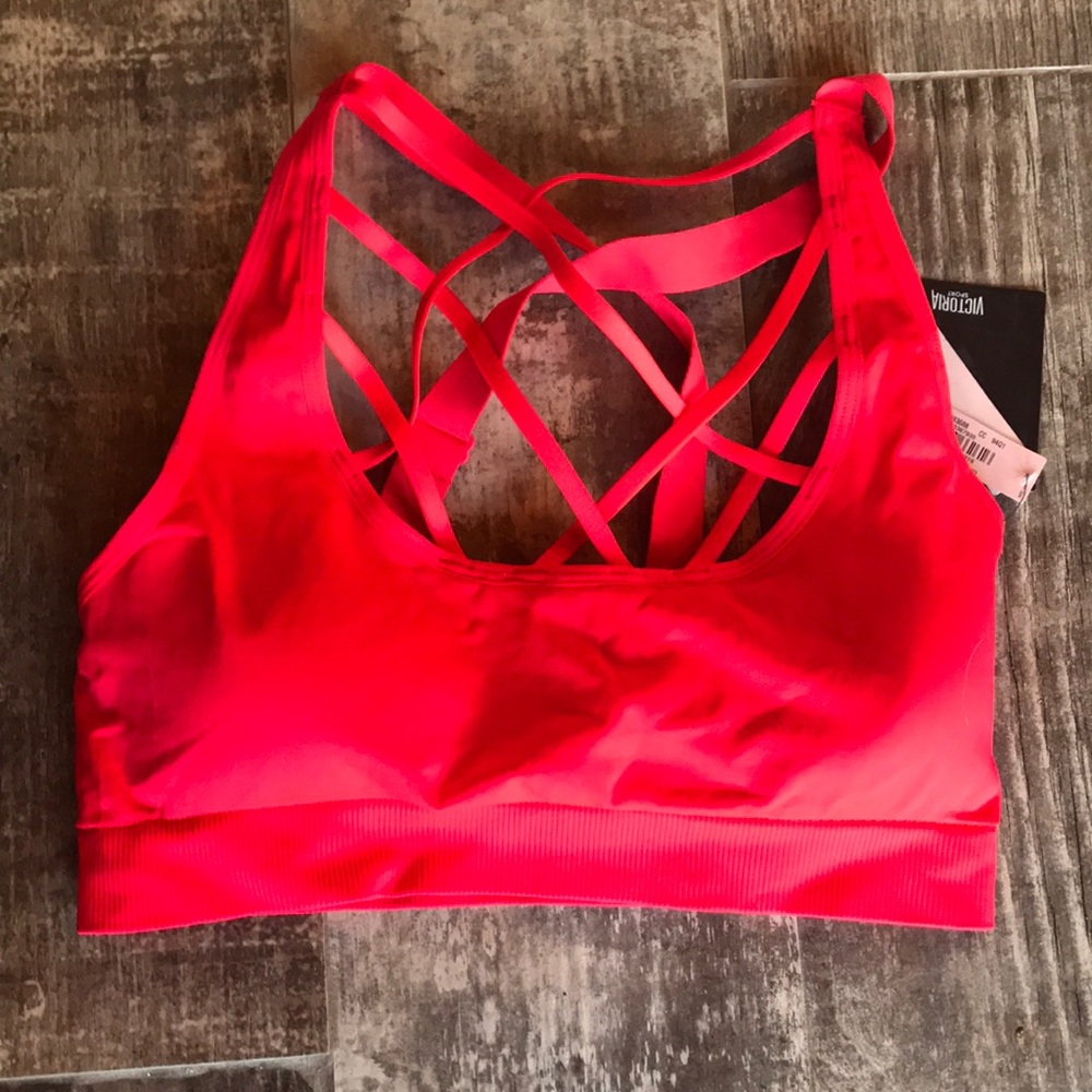 Victoria’s Secret Sports Bra bright coral